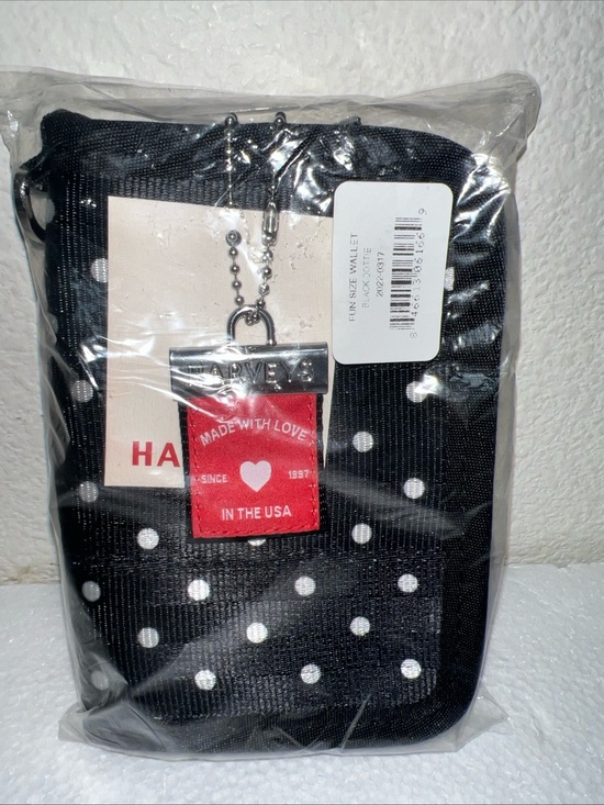 Harveys Handbags - Harveys Black and White Polka Dot fun size wallet Dottie